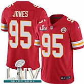 Youth Nike Chiefs 95 Chris Jones Red 2020 Super Bowl LIV Vapor Untouchable Limited Jersey,baseball caps,new era cap wholesale,wholesale hats